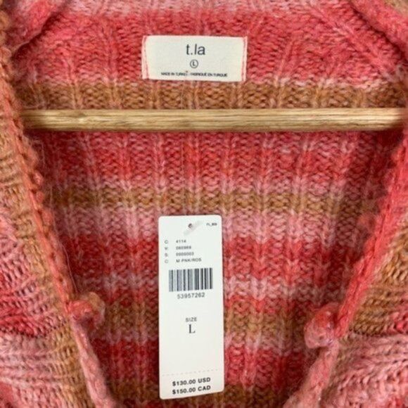 NWT Anthropologie T.La Drea Space-Dyed Sweater | L - Picture 6 of 6